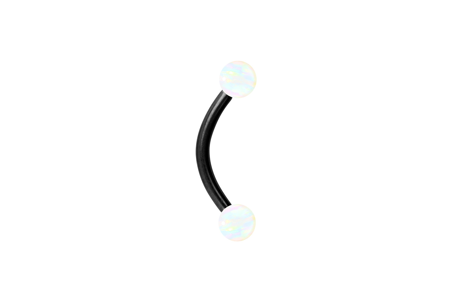 Titan Piercing Banane SYNTHETISCHE OPALE